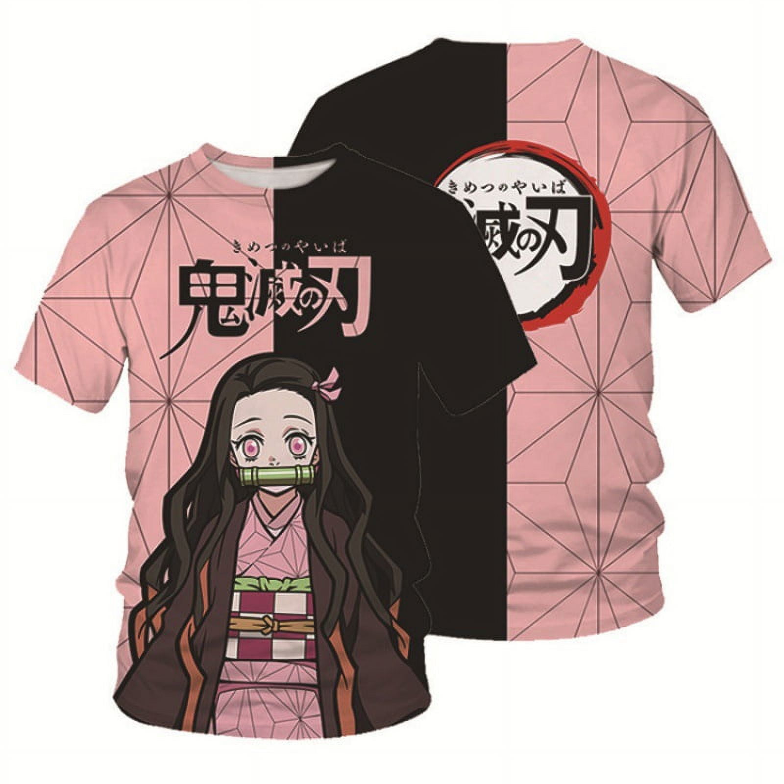 3D Print Demon Slayer Short Sleeve ,Tee Top Anime Print with The Anime  Demon Slayer T-Shirts for Adult Men, Best Gift for Fans - Walmart.com