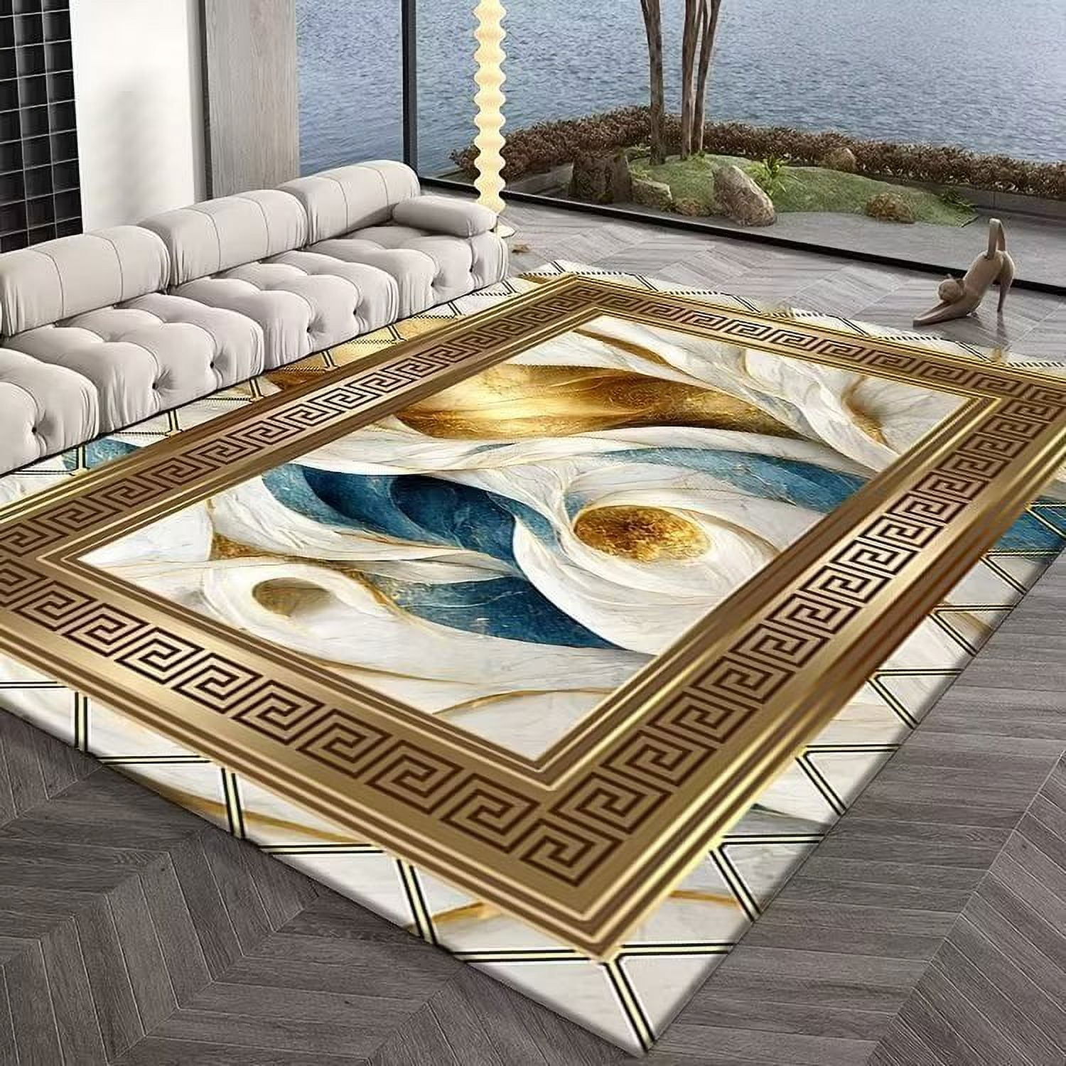 3D Print European Style Luxury Carpets for Living Room Sofas Large Area Rug Decoration Bedroom ...