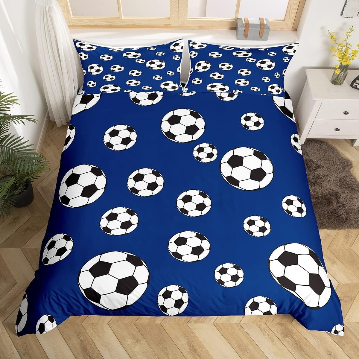 3D Print Football Comforter Set for Boys, Twin Full Queen King Size