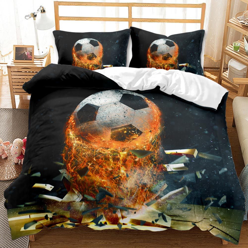 3D Print Football Comforter Set for Boys, Twin Full Queen King Size Sports Bedding Comforter