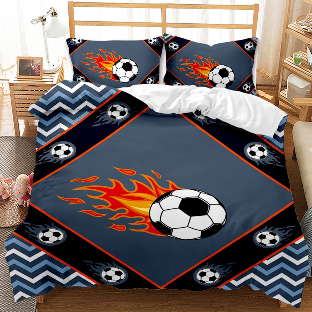 3D Print Football Comforter Set for Boys, Twin Full Queen King Size Sports Bedding Comforter
