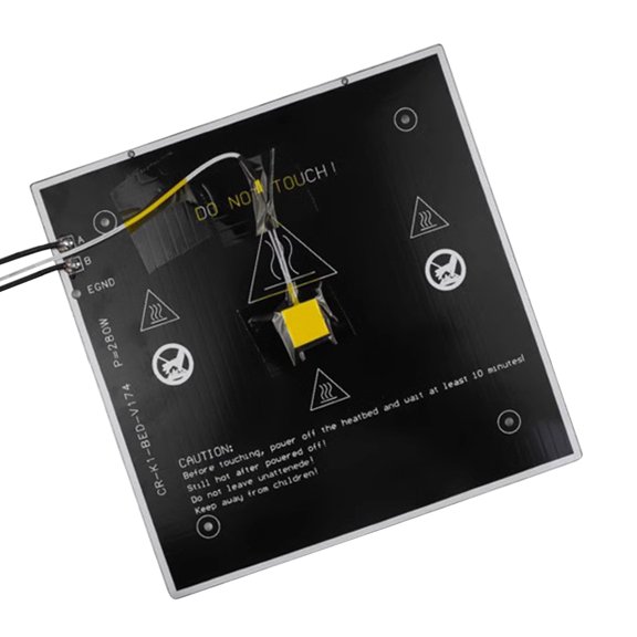 3D Print Heated Bed Upgrades, 235X235mm Aluminum Platform For 3D Printer Efficient Printing