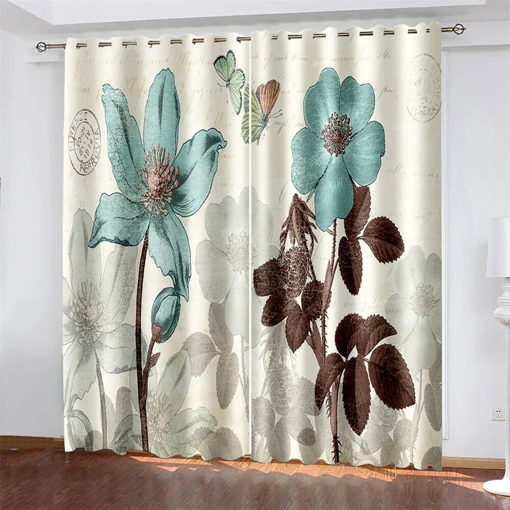 3D Print Modern Elegant Green Leaves Flower Free Shipping 2 Pieces Thin