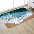 thumbnail image 1 of 3D Print Pattern Bathroom Carpet, Non-Slip Absorbent Super Bath Mats Comfortable Flannel Bathroom Carpet Bed Rug Door Mat for Kitchen Living Room, 19.6"x41.3", 1 of 5