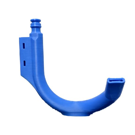 3D Print Roof Gutter Unclog Tool High Pressure Curved Wash Nozzle Accessory