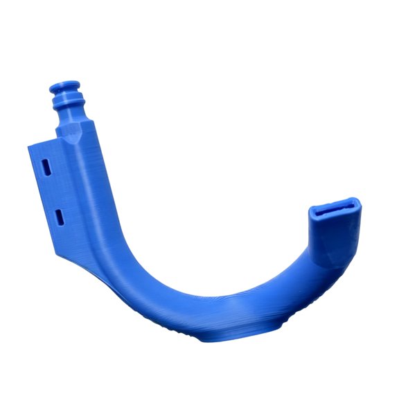3D Print Roof Gutter Unclog Tool High Pressure Curved Wash Nozzle Accessory