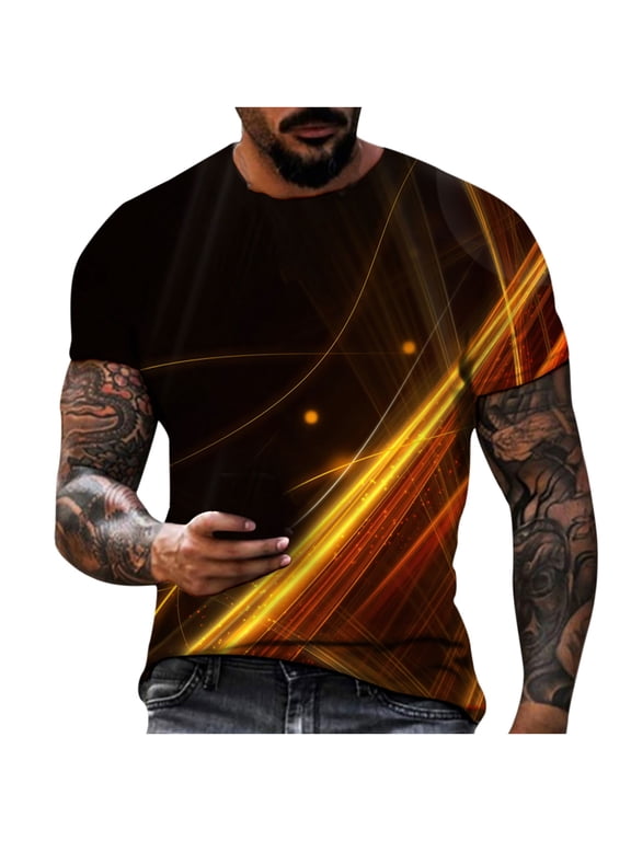 3D Print Shirts for Mens Fashion 3D Graphic Tees Printed Shirts Tshirt Streetwear Short Sleeve with Designs