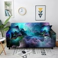 3D Print Sofa Cover For Living Room Psychedelic Couch Cover 14 Seaters