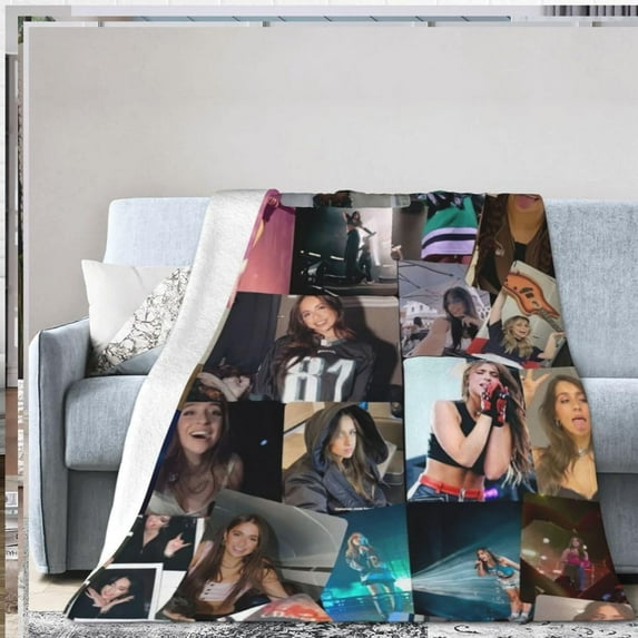 3D Print Soft Throw Blankets Ultra Warm Tate and Music Mcraes Blanket Flannel All Seasons Blankets for Sofa Bed Travel and Camping 80""X60""