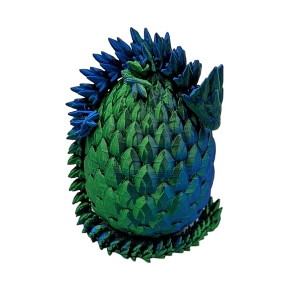 3D Print Studioz Collectible Surprise Dragon Egg Articulating Gemstone Multicolor