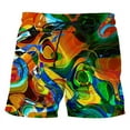 3D Print Vertigo Hypnotic Beach Shorts For Men Hot Sale Sports Casual