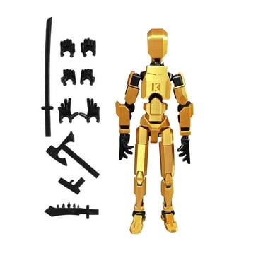 Robot Action Figure,3D Action Figures,Robot Action Figures,3D Toys,3D Printing Dolls,Full Body Activity Robots,Decompression and Playing tools,(A)