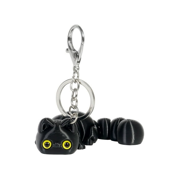 3D Printed Adorable Cat Keychain Cute Animal Accessory For Bags Keys And Backpacks Perfect Gift For Cat Lovers