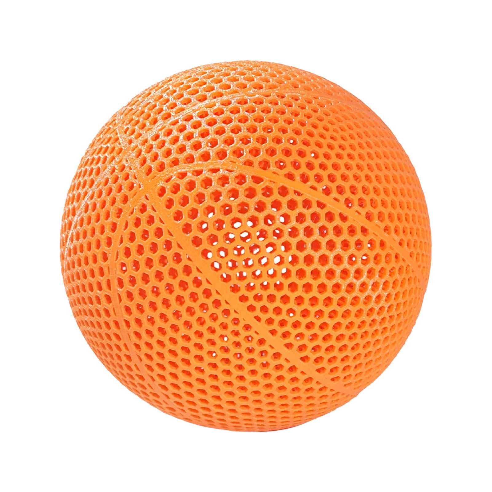3D Printed Airless Basketball - No Pump Needed, Ultra-Quiet & High Bounce,3d printed basketball,quiet ball,basketball no noise