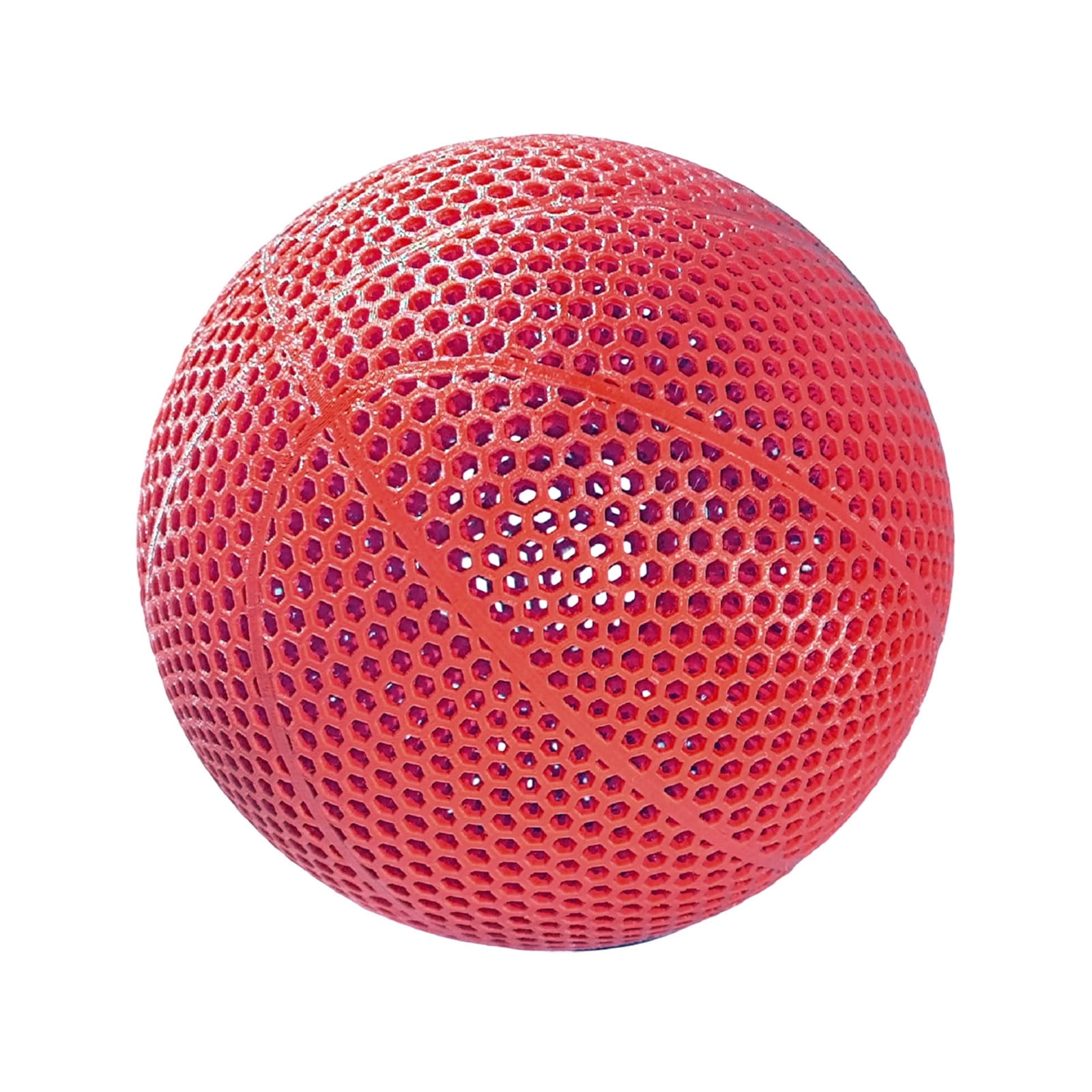 3D Printed Airless Basketball - No Pump Needed, Ultra-Quiet & High Bounce,dribble up basketball,no sound basketball indoor