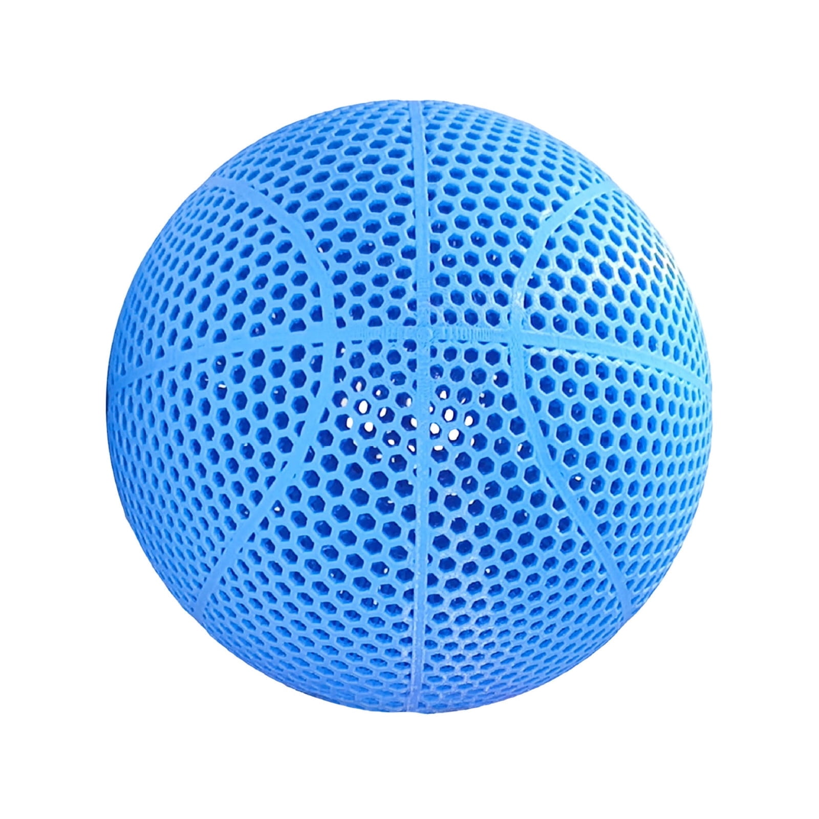 3D Printed Airless Basketball - No Pump Needed, Ultra-Quiet & High Bounce,silent basketball size 7,soundless basketball,house basketball
