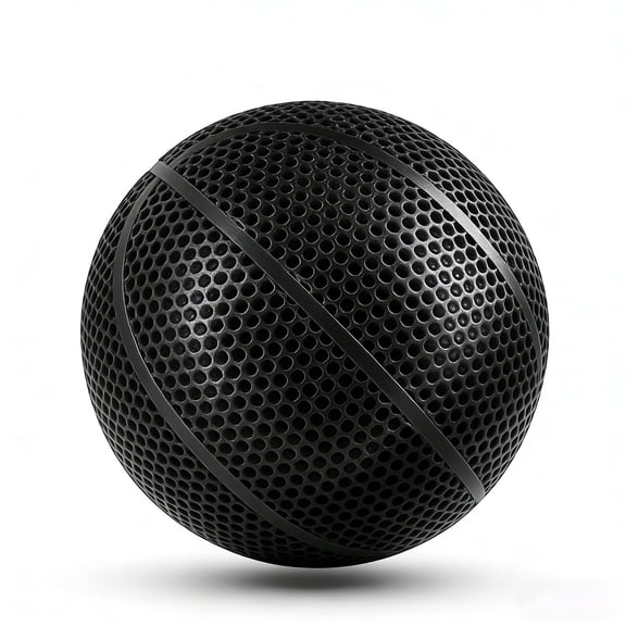 3D Printed Airless Basketball - No Pump Needed, Ultra-Quiet & High Bounce, Official Size 7 for Indoor & Outdoor Use, Unmatched Durability & All-Weather Performance