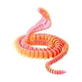 thumbnail image 1 of 3D Printed Animals Snake,21.6 Inch Surprise Mystery Anaconda Toy,Fake Python Statue,3-D Print Articulated Viper Collectible for Home Office Executive Desk Decoration(Light Orange), 1 of 8