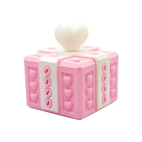 3D Printed Annoying Prank Box with Screws, Funny Gift for Friends