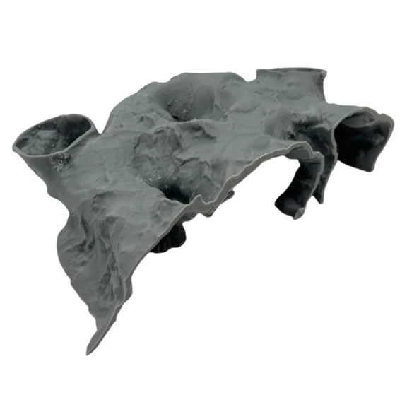 3D Printed Aquarium Gravel Tunnel Cave, Fish Breeding and Feeding Hideout House for Tank Decoration