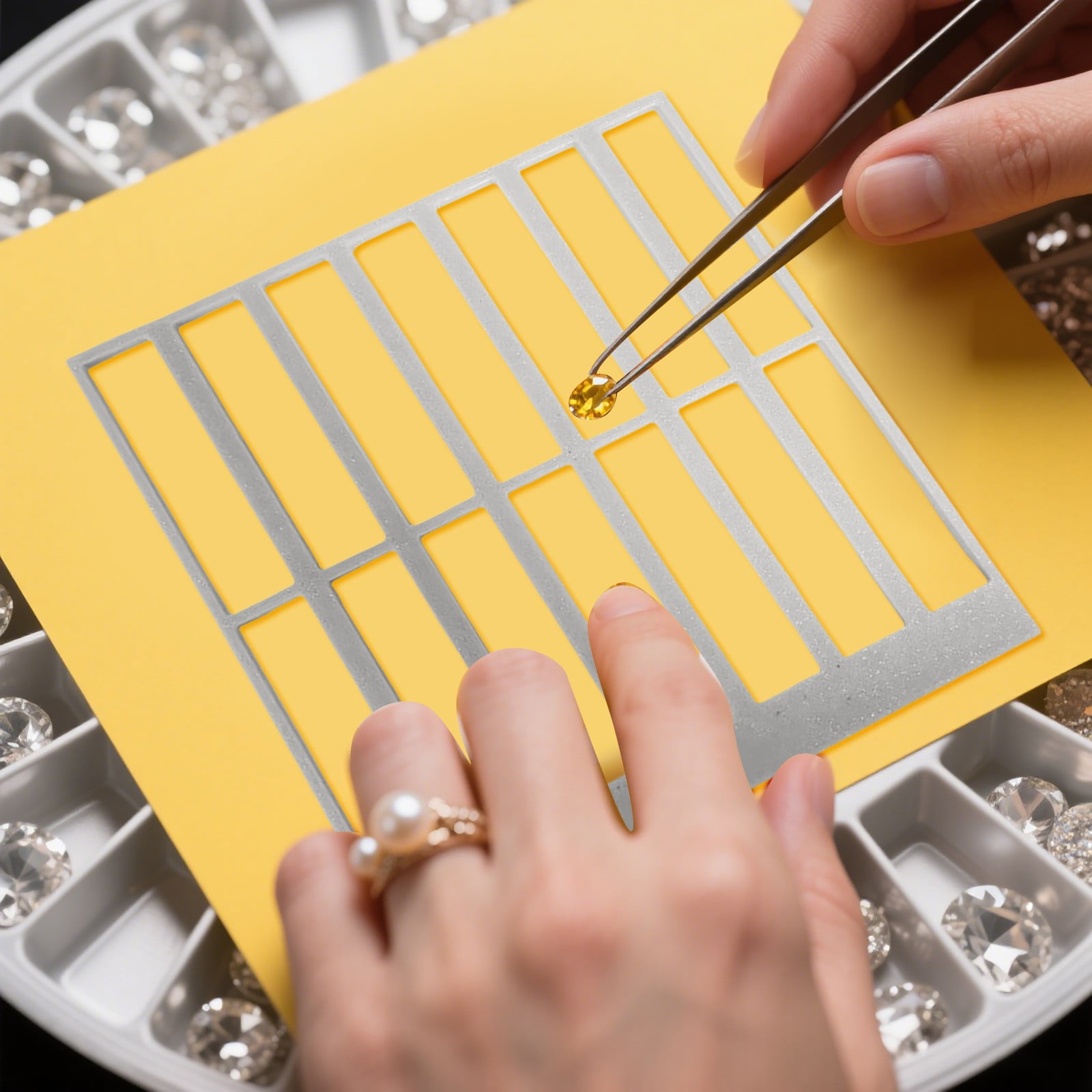 3D Printed Art Ruler Grid Tool For Precise Painting Drilling And Craft 3d printed art ruler grid tool for precise painting drilling and craft
