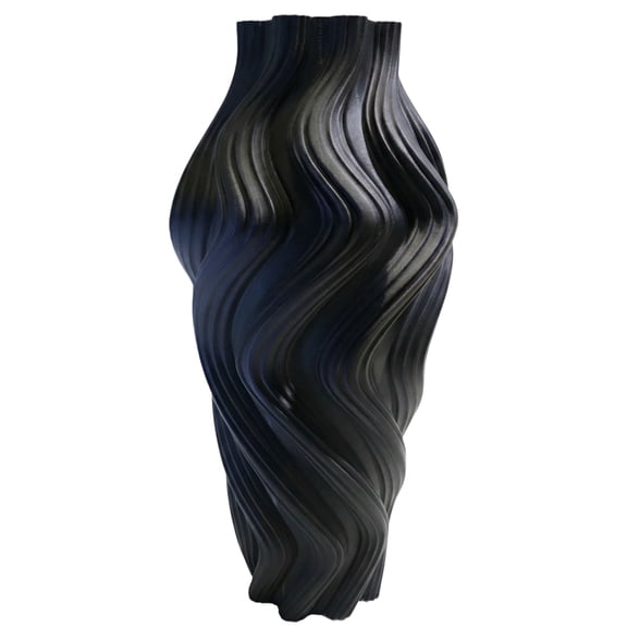 3D Printed Art Vases, Smooth Surface Unique 3D Printed Design Modern Elegant Vibe Multiple Neutral Elegant Colors Blend With Various Decor Styles Proper Capacity For Fresh Dried