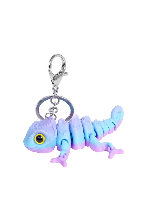 3D Printed Articulated Animal Keychain, Cute Backpack Pendant Ornament, Innovative 3D Printed Gift for Friends, Small Decorative Accessory for Purses and Bags