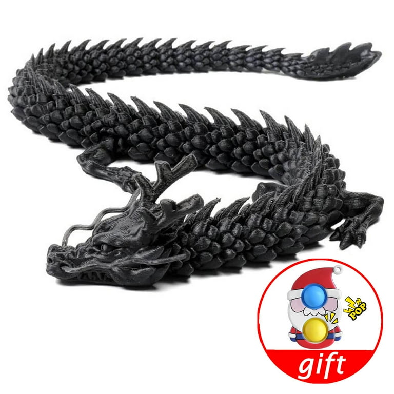 Articulated dragon figure top
