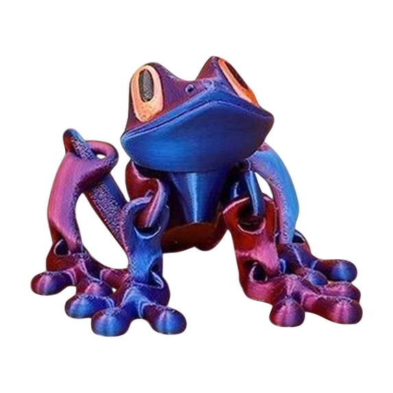 3D-Printed Articulated Jointed Animal Toy With Magnetic Attachment, Flexible Joints Allow Dynamic Positioning And Display, Medium 15.5Cm Length Perfect For Fridge Or Car