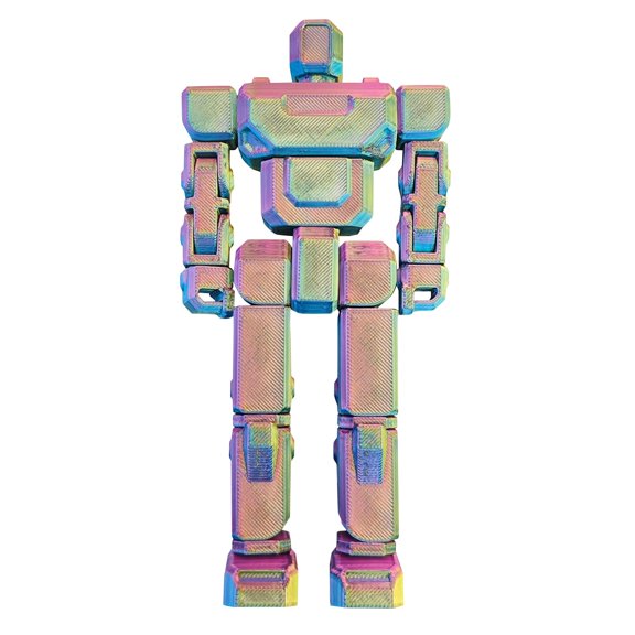 3D Printed Articulated Robot Figure Fully Movable Multi Jointed Posable Doll for Desktop Decoration Stress Relief and Creative Display B