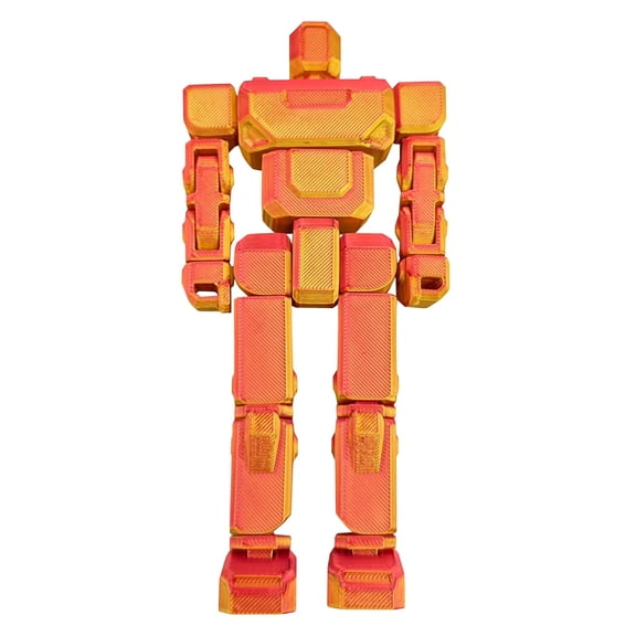 3D Printed Articulated Robot Figure Fully Movable Multi-Jointed Mannequin for Desktop Decoration Stress Relief Creative Gift Posable Action Doll