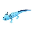 thumbnail image 1 of 3D Printed Articulated Salamander Figure, Flexible Jointed Amphibian Model, Movable Desk Display Ornament, Collectible Animal Sculpture, Detailed Reptile Decor for Home & Office (Blue), 1 of 6