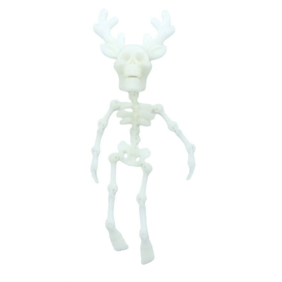 3D Printed Articulated Skeleton Figure Toy Craft, Movable Joints And Magnetic Details, Gift For Halloween Decoration Collectible