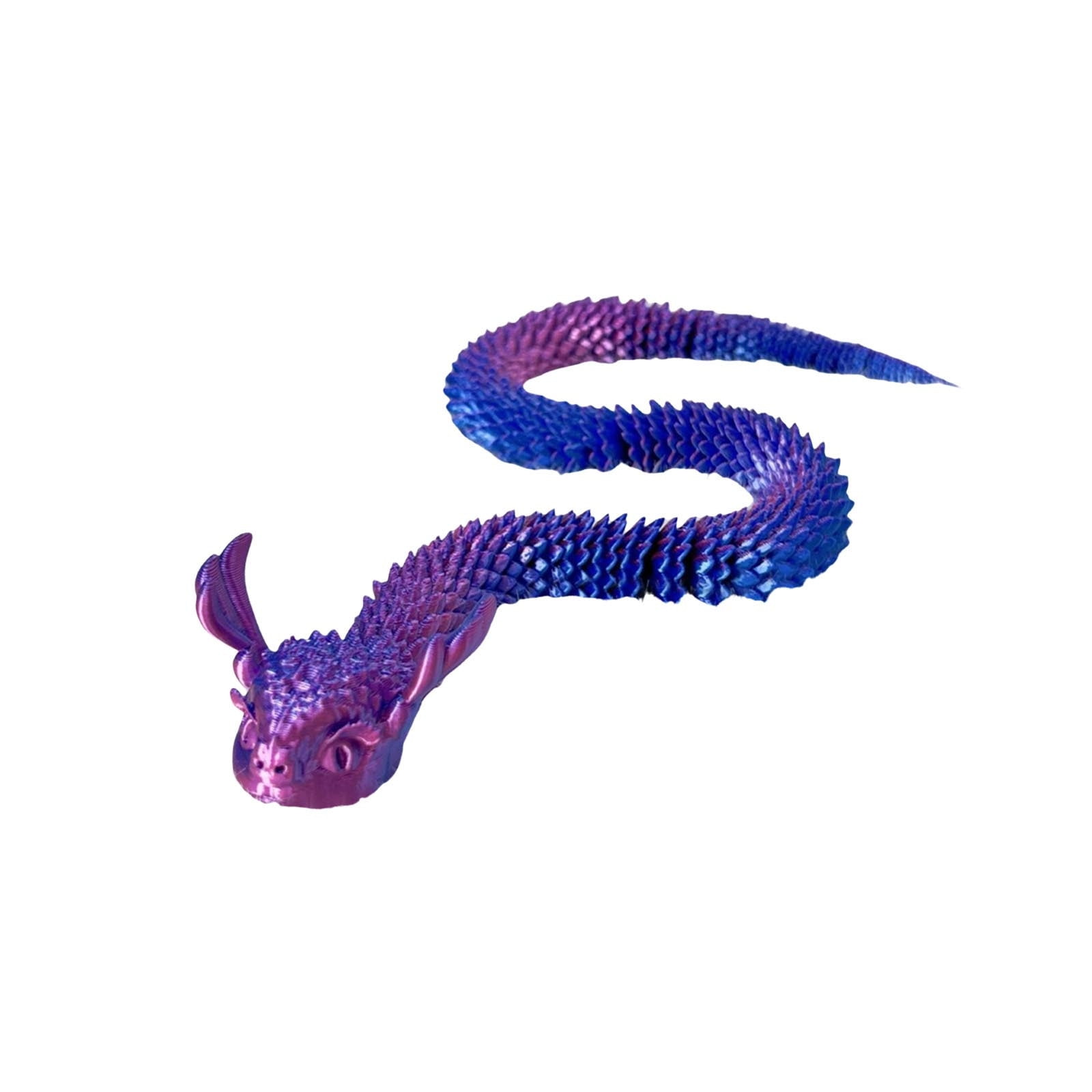 3D Printed Articulated Snake – Crystal-Like Movable Snake– Realistic ...