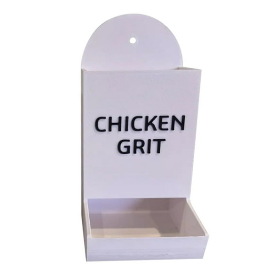 3D Printed Automatic Chicken Feeder - Durable Gravel Dispenser for Poultry, 13-Day Large Capacity, Hanging/Mounted Home Decor (Color as Shown)