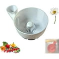 thumbnail image 1 of 3D Printed Automatic Vegetable and Fruit Washer | Berry Washer Spinner Bowls | Fruit Washing Bowl with Strainer | Fruits and Veggies Cleaner Device | Multipurpose Rinse Drain Basket for Kitchen Sink, 1 of 9
