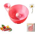 thumbnail image 1 of 3D Printed Automatic Vegetable and Fruit Washer | Berry Washer Spinner Bowls | Fruit Washing Bowl with Strainer | Fruits and Veggies Cleaner Device | Multipurpose Rinse Drain Basket for Kitchen Sink, 1 of 8