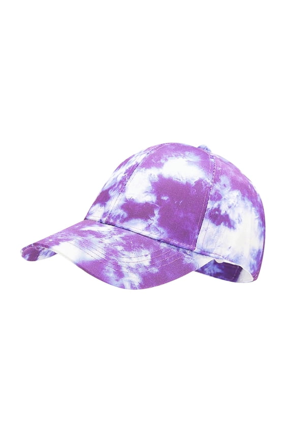 3D Printed Baseball Cap for Men and Women Tie Dye Adjustable Snapback Hat Summer Outdoor Sun Unisex