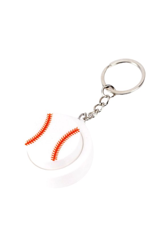3D Printed Baseball Stress Keychain ,toy Key Ring , for Anxiety and Fun,4 PCS