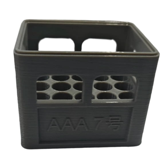 3D Printed Battery Organiser Stackable for 2A 3A Batteries Featuring Large Storage Capacity Battery Box