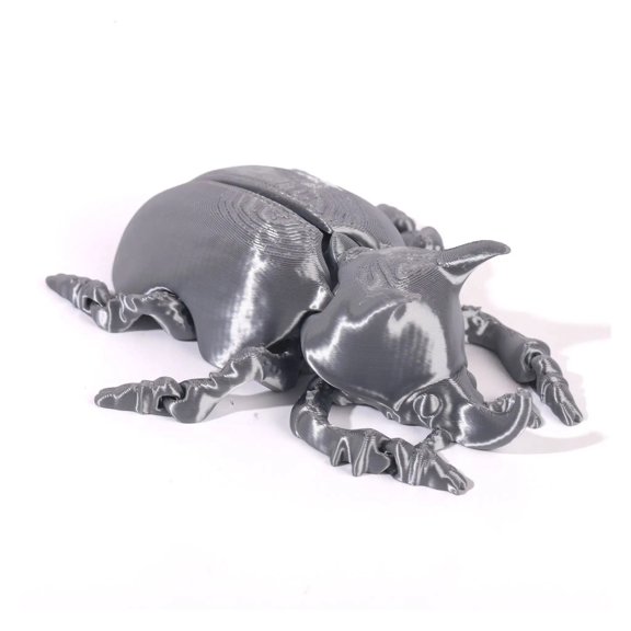 3D Printed Beetle Dung Beetle Rhinoceros Beetle One-piece Formed with Movable Joint Figurine Collectible for 's Gift