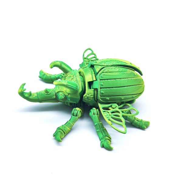 3D Printed Beetle Model Beetle Integrated Joint Movable Model Figurine Decorative Figurines Gifts