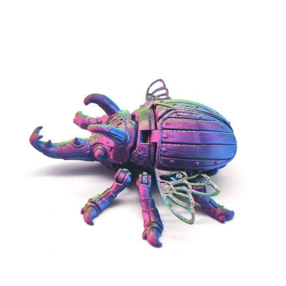 3D Printed Beetle Model Beetle Integrated Joint Movable Model Figurine Decorative Figurines Gifts