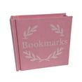 thumbnail image 1 of 3D Printed Bookmarks Organizer Decorative Space Saving Bookmarks Reading Aid Storage Box Home Office Desk Storage Container For Book Lovers Writer, Modern Style, 1Pc, Multicolor(Pink,3.9x1.7x3.9"), 1 of 7