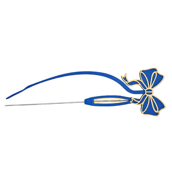 3D Printed Bow Tie Bead Tool Plastic Perler Bead DIY Tweezers Blue for Fuse Bead Pixel Art Quick Efficient Craft Making
