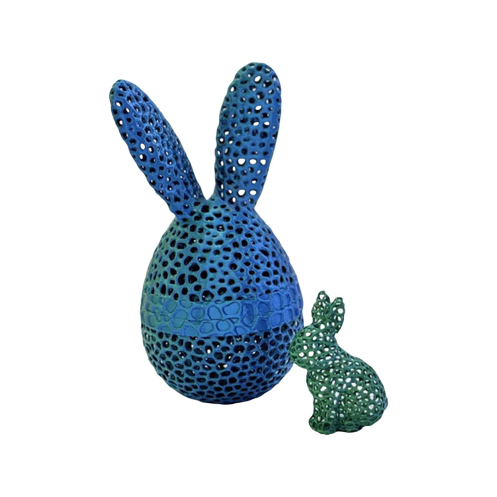 3D Printed Bunny in Egg 2025 New , Easter Bunny Fidget Toys, Hollow ...