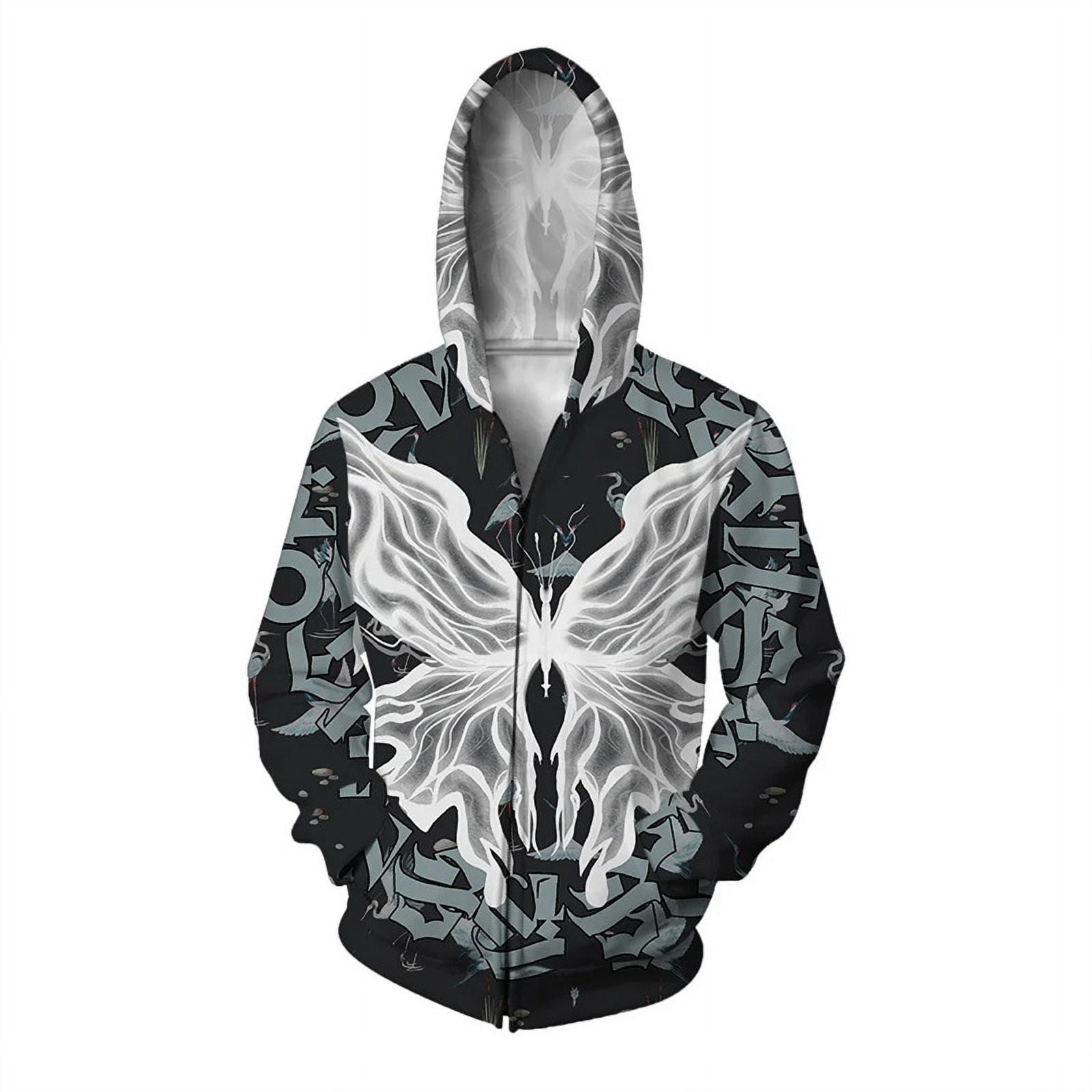 Wolf Lightning Pullover Hooded Sweatshirt Wolf Lightning Pullover Hooded Sweatshirt