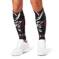 thumbnail image 1 of 3D Printed Calf Compression Sleeves, 360 Seamless Leg Sleeves for Running, Cycling & Sports, One Size, Skull Pirate Print, 1 of 6