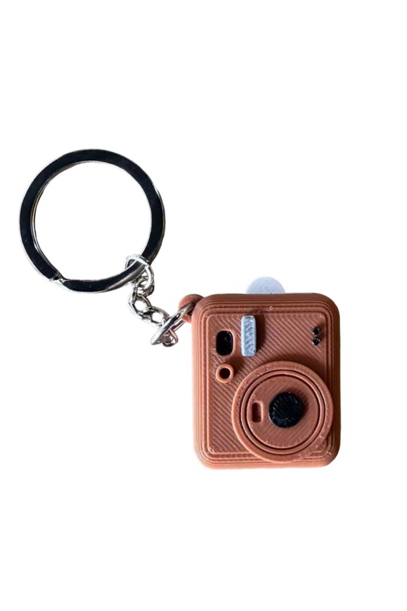 3D Printed Camera Keychain Personalize Your Keys With A Tiny Photo Inside Elegant Keyrings Accessory Bag Hangings Accessory