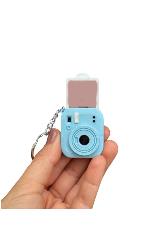 3D Printed Camera Keychain Personalize Your Keys With A Tiny Photo Inside Elegant Keyrings Accessory Bag Hangings Accessory